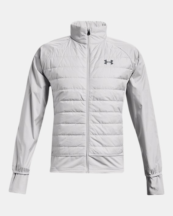 Men's UA Storm Run Insulate Hybrid Jacket, Gray, pdpMainDesktop image number 6